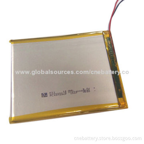 3.7V Flat Lithium Battery Manufacturer 2450mAh Battery Capacity 6.1*51*65mm Battery Size